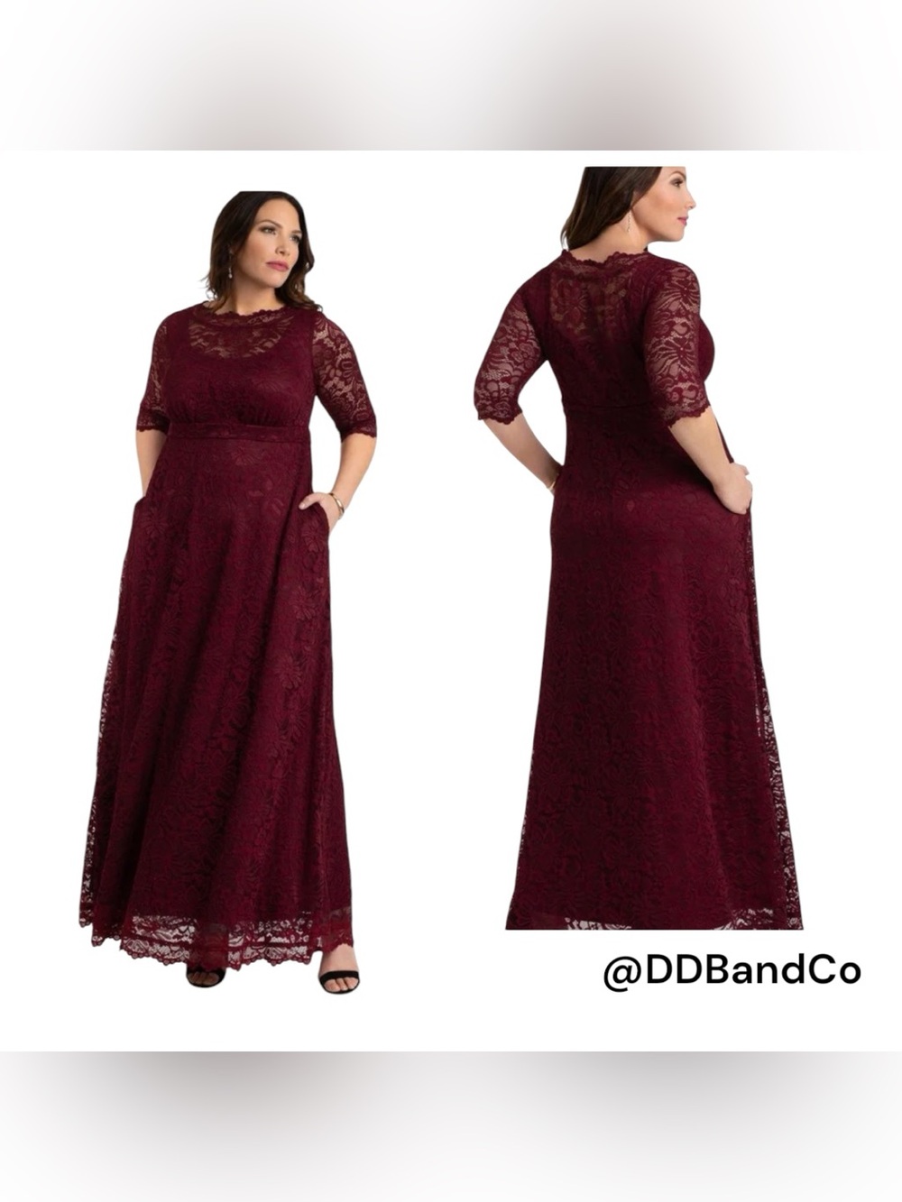 KIYONNA Leona Lace Gown Size 3 (22/24)